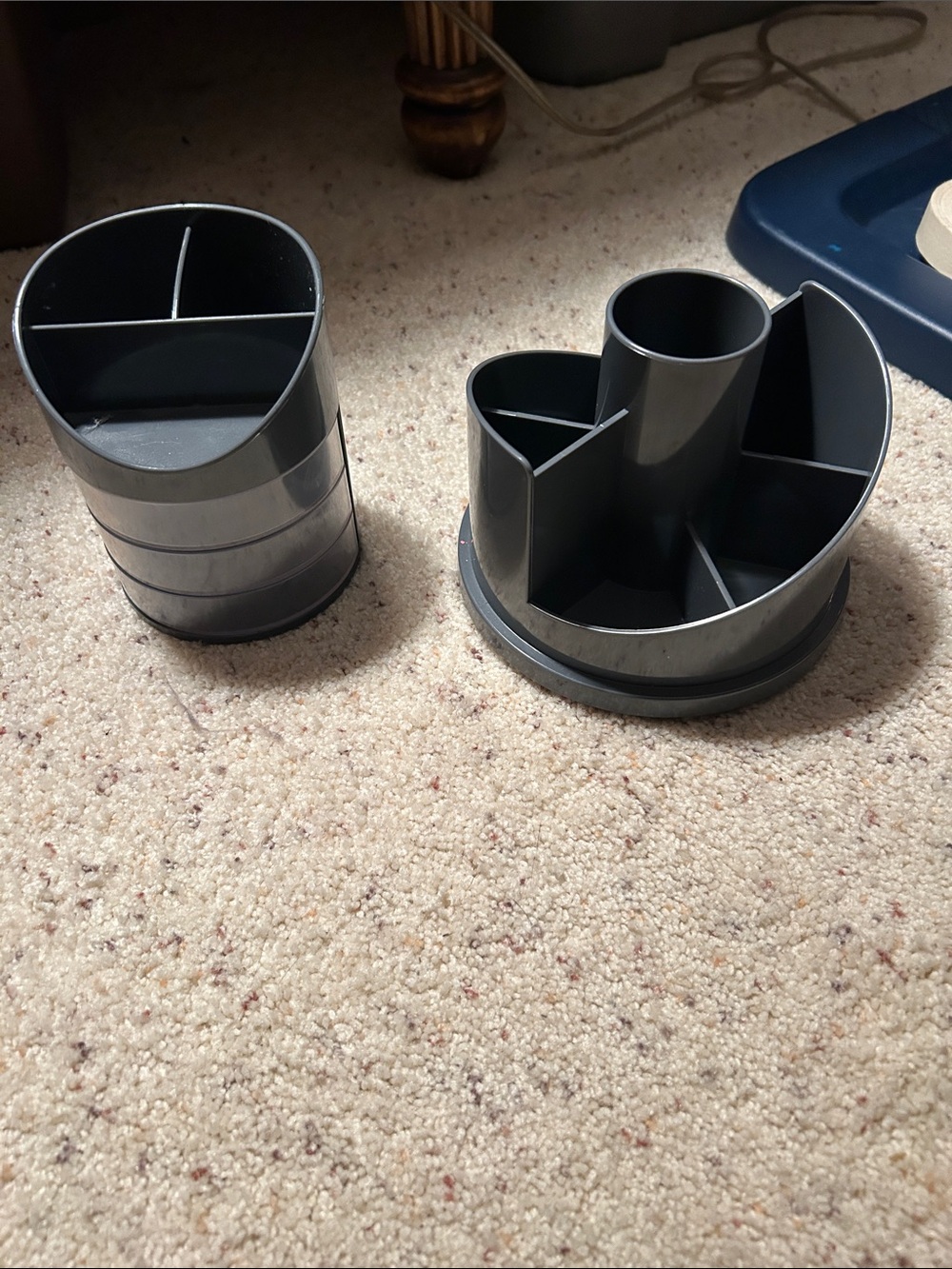 Gray Desk Organizer Set
